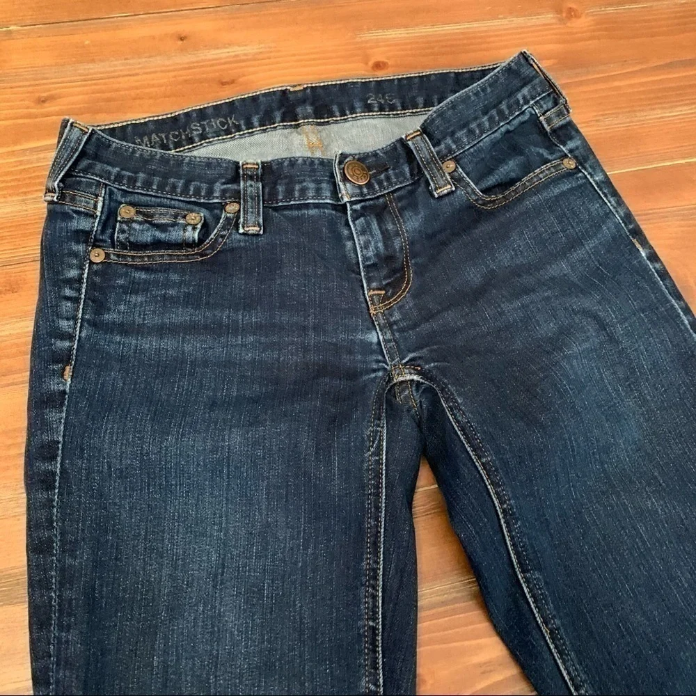𝅺j Crew Matchstick Jeans Dark Wash 24S